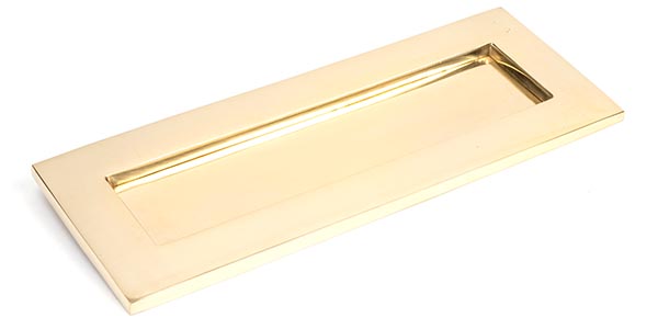 Polished Brass Small Letter Plate