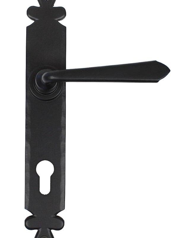 Black Cromwell Lever Espag. Lock Set