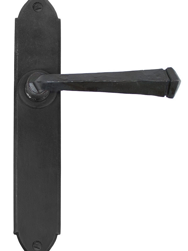 Beeswax Gothic Lever Latch Set