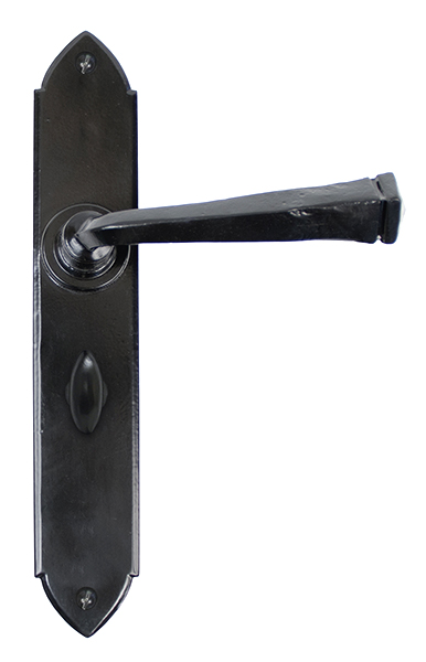 Black Gothic Lever Bathroom Set