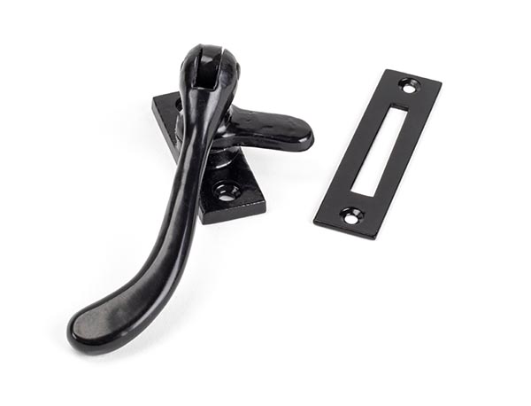 Black Handmade Peardrop Fastener