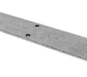 Pewter 400mm Plain Fingerplate
