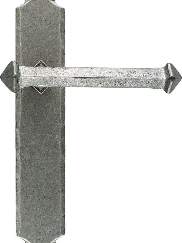 Pewter Tudor Lever Latch Set