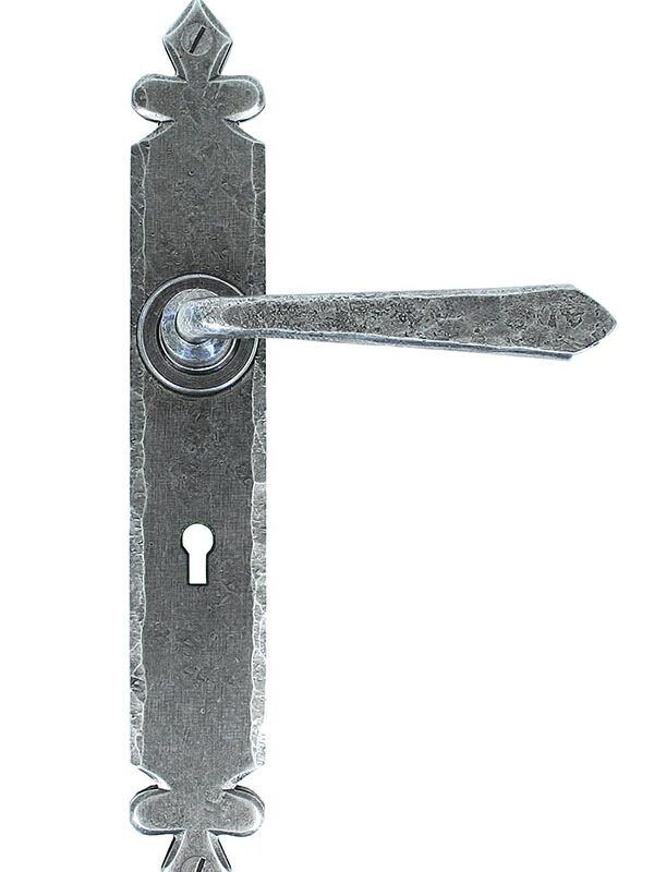 Pewter Cromwell Lever Lock Set