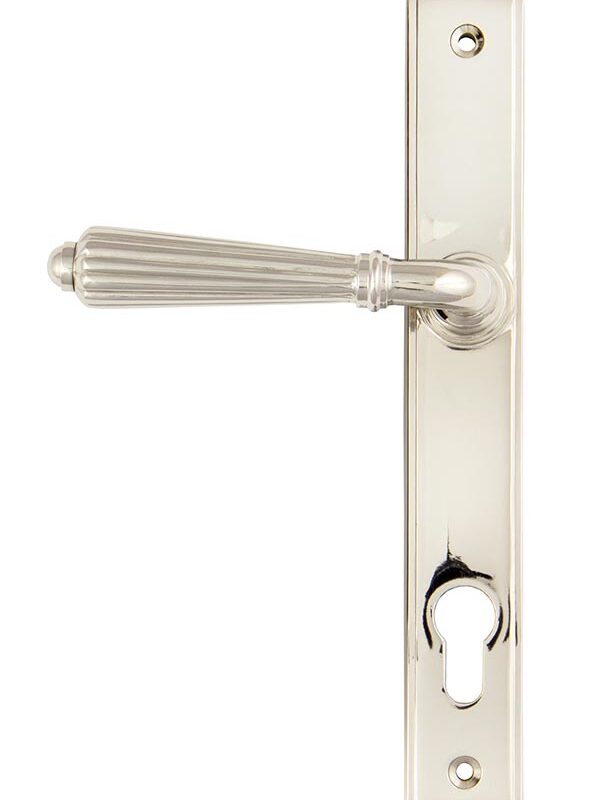 Polished Nickel Hinton Slimline Lever Espag. Lock Set