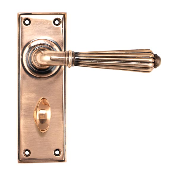 Polished Bronze Hinton Lever Bathroom Set