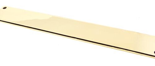 Aged Brass 425mm Art Deco Fingerplate
