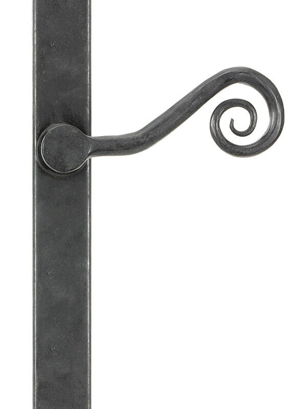 External Beeswax Monkeytail Slimline Lever Espag. Latch Set -RH