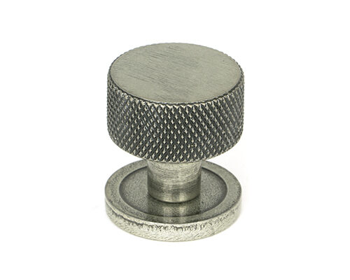 Pewter Brompton Cabinet Knob - 25mm (Plain)