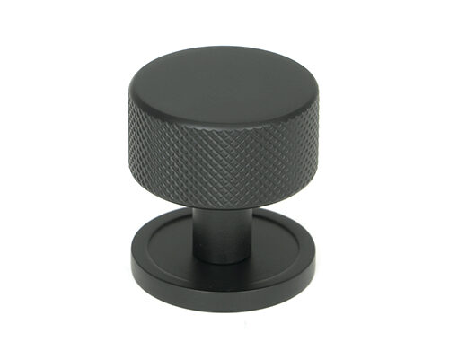 Matt Black Brompton Cabinet Knob - 32mm (Plain)