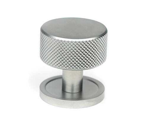 Satin Chrome Brompton Cabinet Knob - 32mm (Plain)