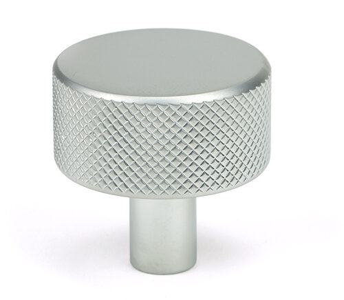 Satin Chrome Brompton Cabinet Knob - 32mm (No rose)