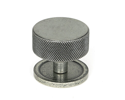 Pewter Brompton Cabinet Knob - 38mm (Plain)