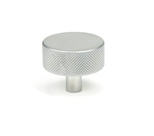 Satin Chrome Brompton Cabinet Knob - 38mm (No rose)