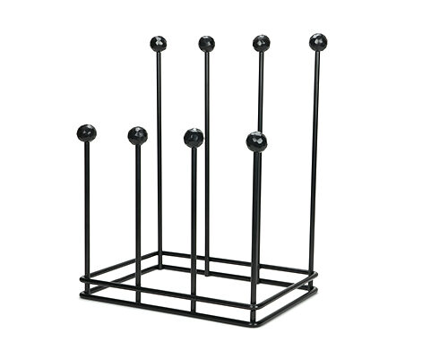 Matt Black Four Pair Boot Rack