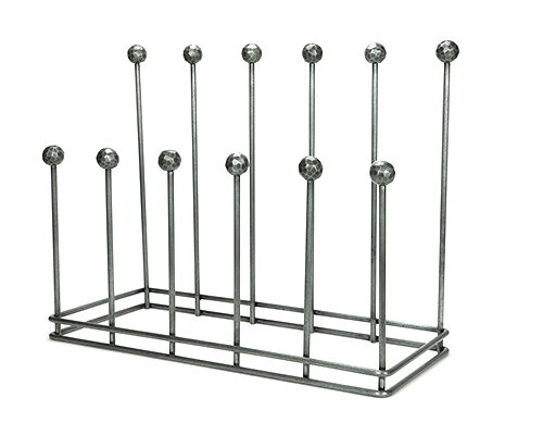 Pewter Six Pair Boot Rack