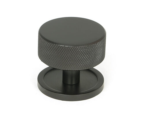 Aged Bronze Brompton Cabinet Knob - 38mm (Plain)