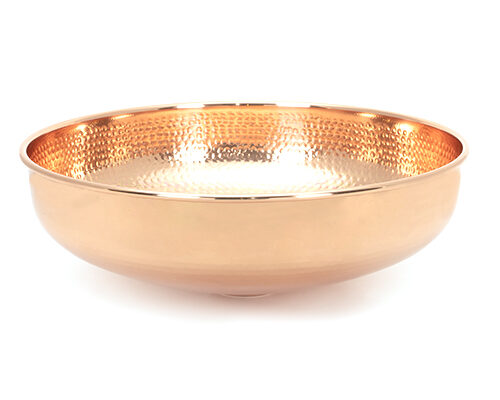 Hammered Copper Round Sink