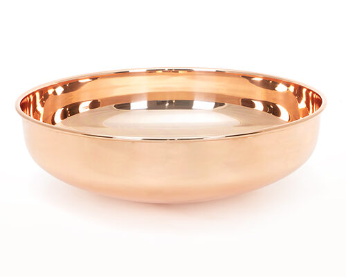 Smooth Copper Round Sink