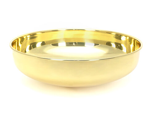 Smooth Brass Round Sink