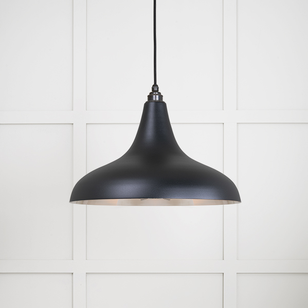 Smooth Nickel Frankley Pendant in Elan Black
