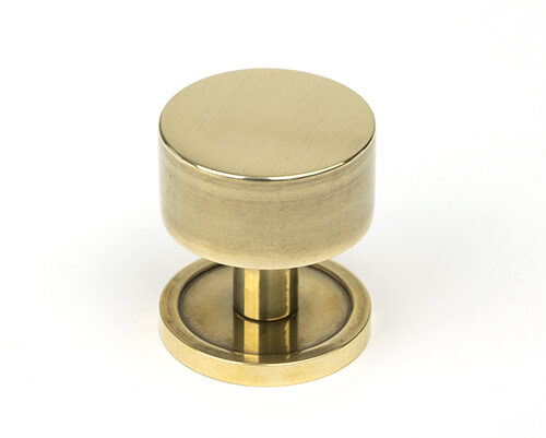 Aged Brass Kelso Cabinet Knob - 32mm (Plain)
