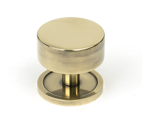 Aged Brass Kelso Cabinet Knob - 38mm (Plain)