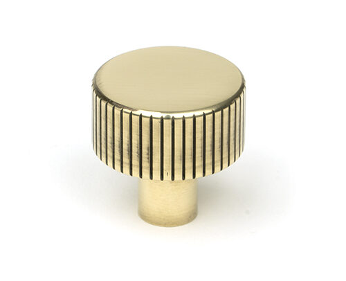 Aged Brass Judd Cabinet Knob - 25mm (No rose)