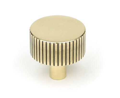 Aged Brass Judd Cabinet Knob - 32mm (No rose)