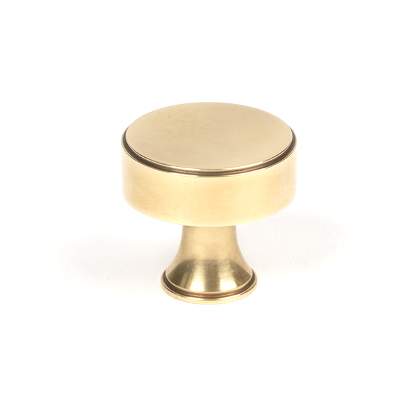 Aged Brass Scully Cabinet Knob - 32mm