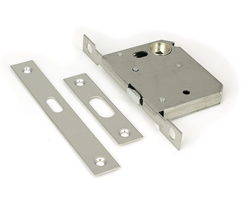 Polished Chrome 50mm Sliding Door Lock