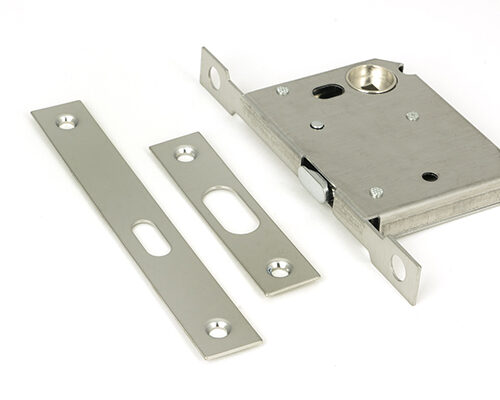 Polished Nickel 50mm Sliding Door Lock