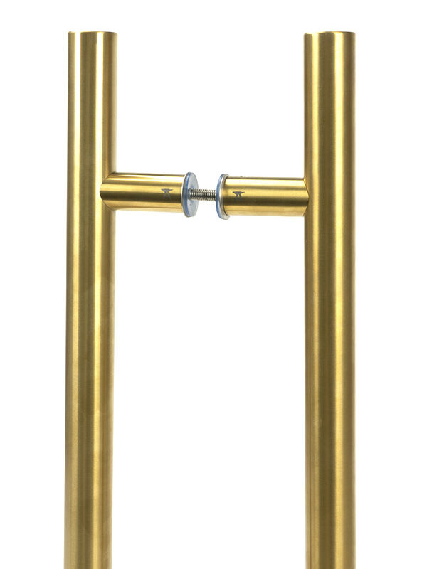 Aged Brass (316) 0.9m T Bar Handle B2B 32mm Ø