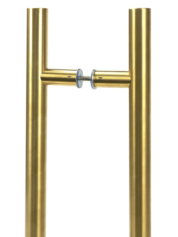 Aged Brass (316) 1.2m T Bar Handle B2B 32mm Ø