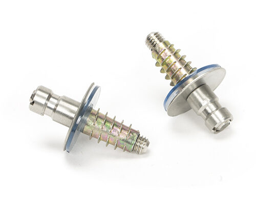 Satin SS (304) 50mm Secret Fixings for T Bar (2) - Offset