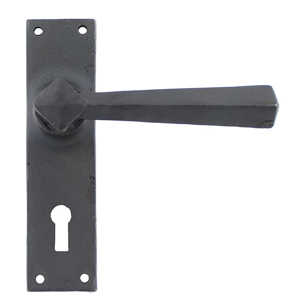 Beeswax Straight Lever Lock Set