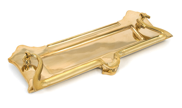 Polished Brass Postal Letter Plate