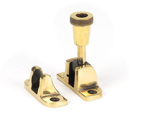 Aged Brass Brompton Brighton Fastener (Radiused)