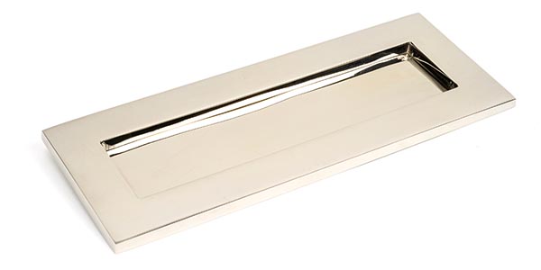 Polished Nickel Small Letter Plate