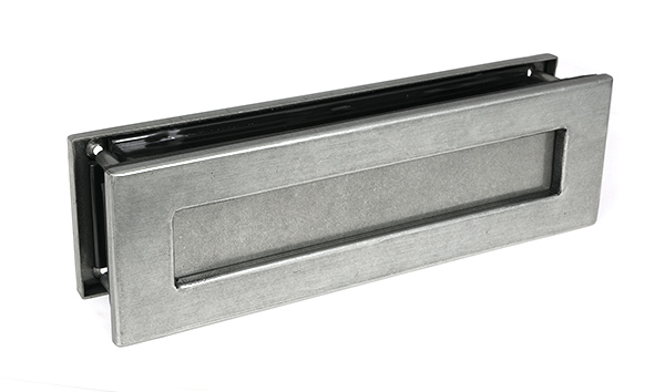 Pewter Traditional Letterbox