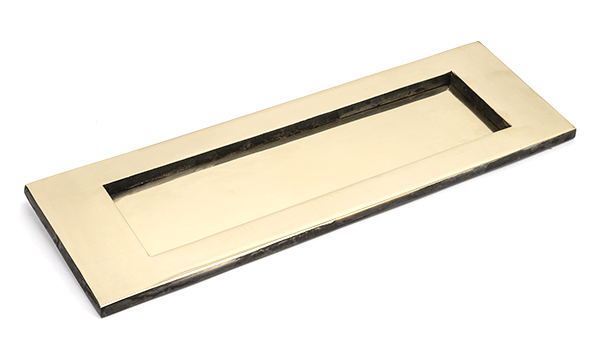 Aged Brass Large Letter Plate