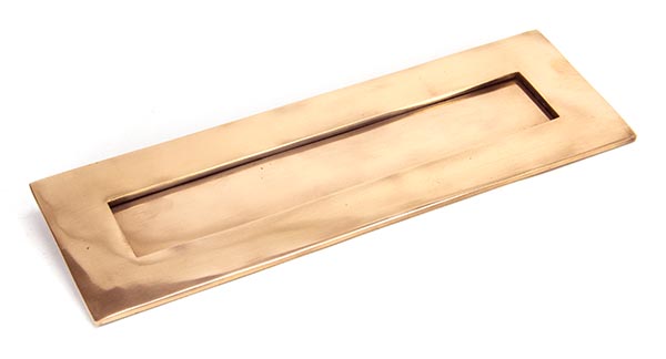 Polished Bronze Large Letter Plate