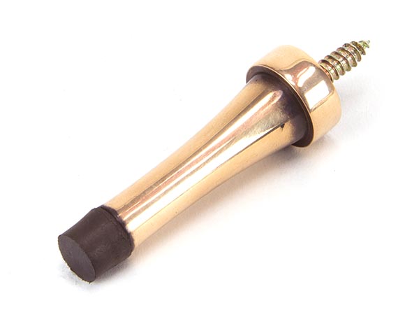 Polished Bronze Projection Door Stop
