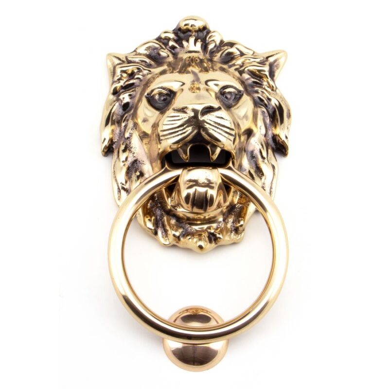 LION HEAD RING DOOR KNOCKER