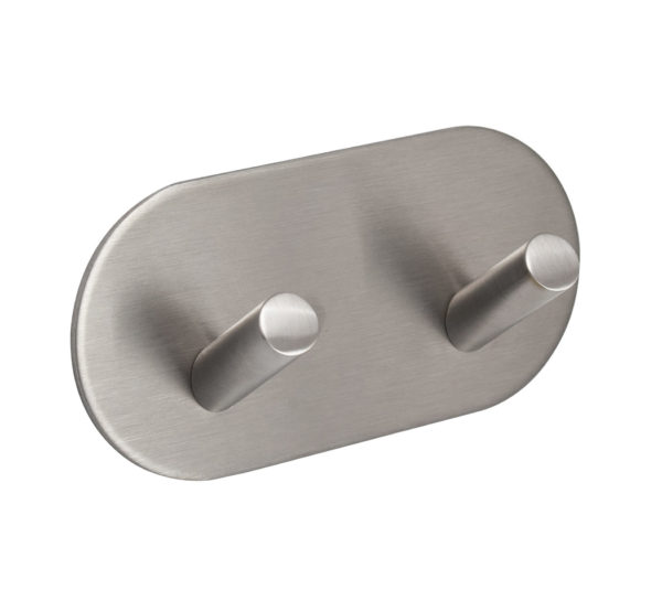 ANGLED DESIGN SELF-ADHESIVE STAINLESS STEEL COAT HOOK