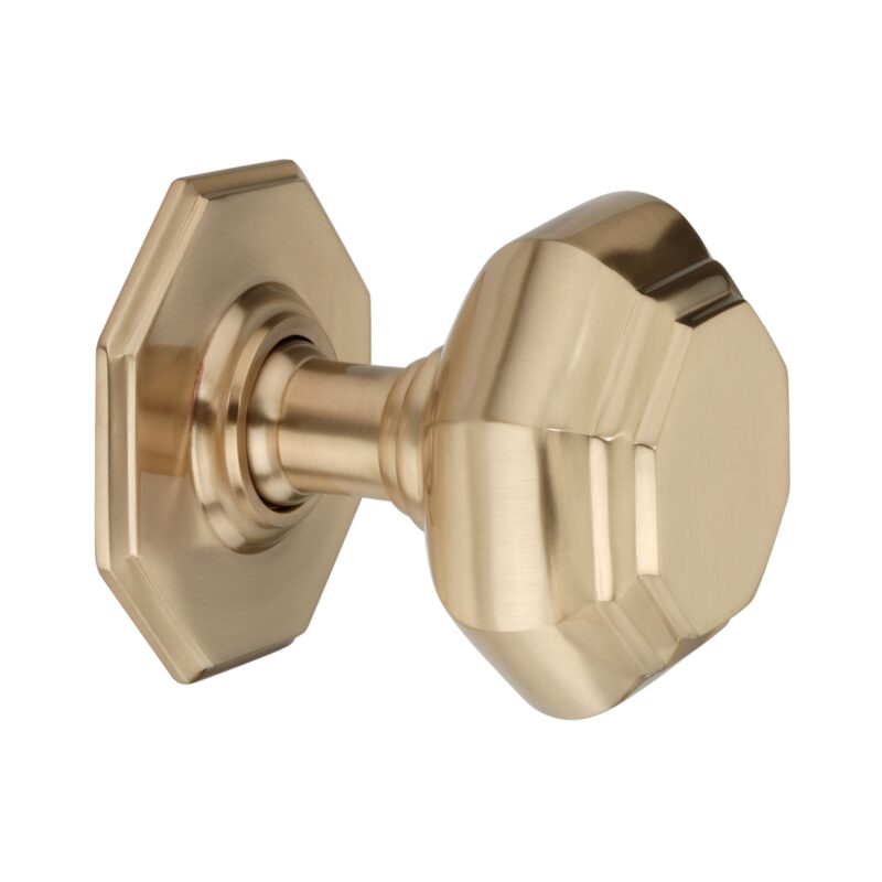OCTAGONAL CENTRE DOOR KNOB