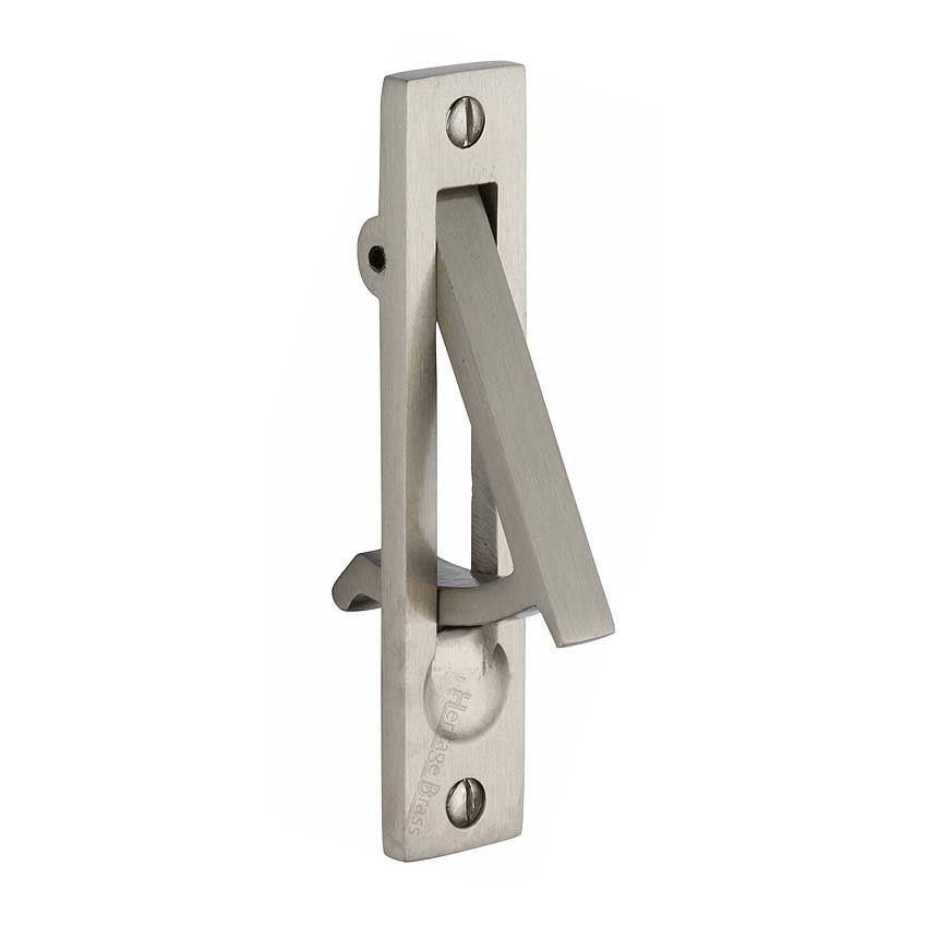 flushed door edge pull